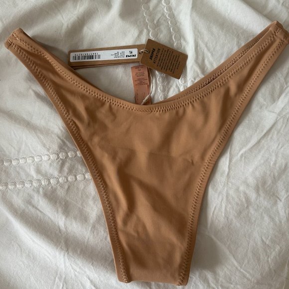 SOLD NWT Skims Swim Tanga XS bikini bottom in ochre - Picture 2 of 3